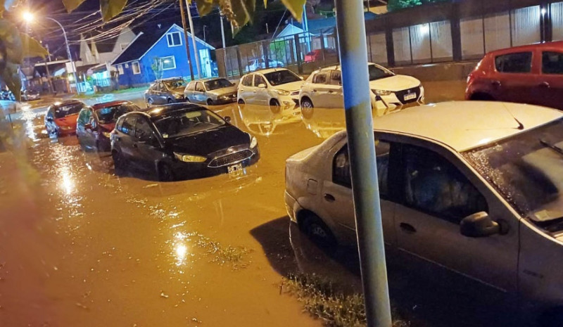 Encausaron el arroyo Buena Esperanza por desborde