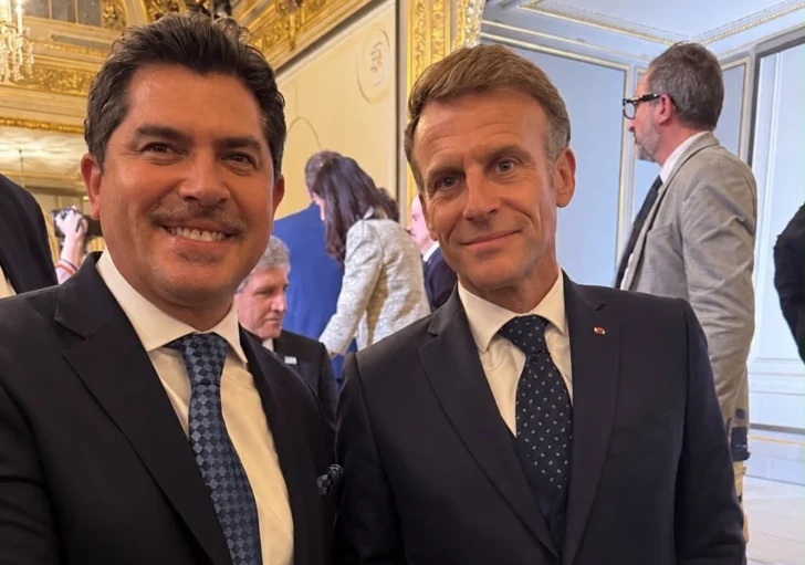 Orrego participó del encuentro con Macron en París y llevará la agenda minera de San Juan a la Argentina Week